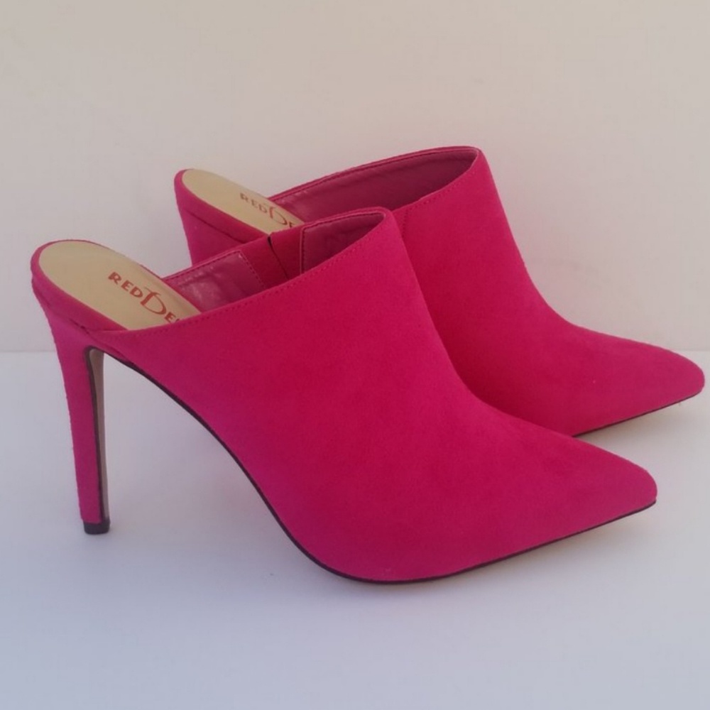 Women's Hot Pink Mule - Picture 2 of 4
